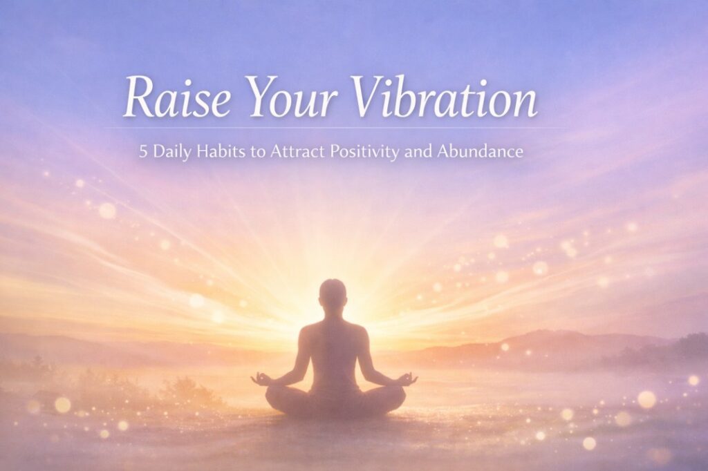 Raise your vibration through daily habits that support emotional balance, positive energy, and steady abundance in everyday life.