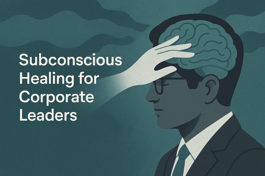 Corporate leaders using subconscious healing methods to gain emotional clarity, improve focus, and enhance productivity in fast paced work environments.