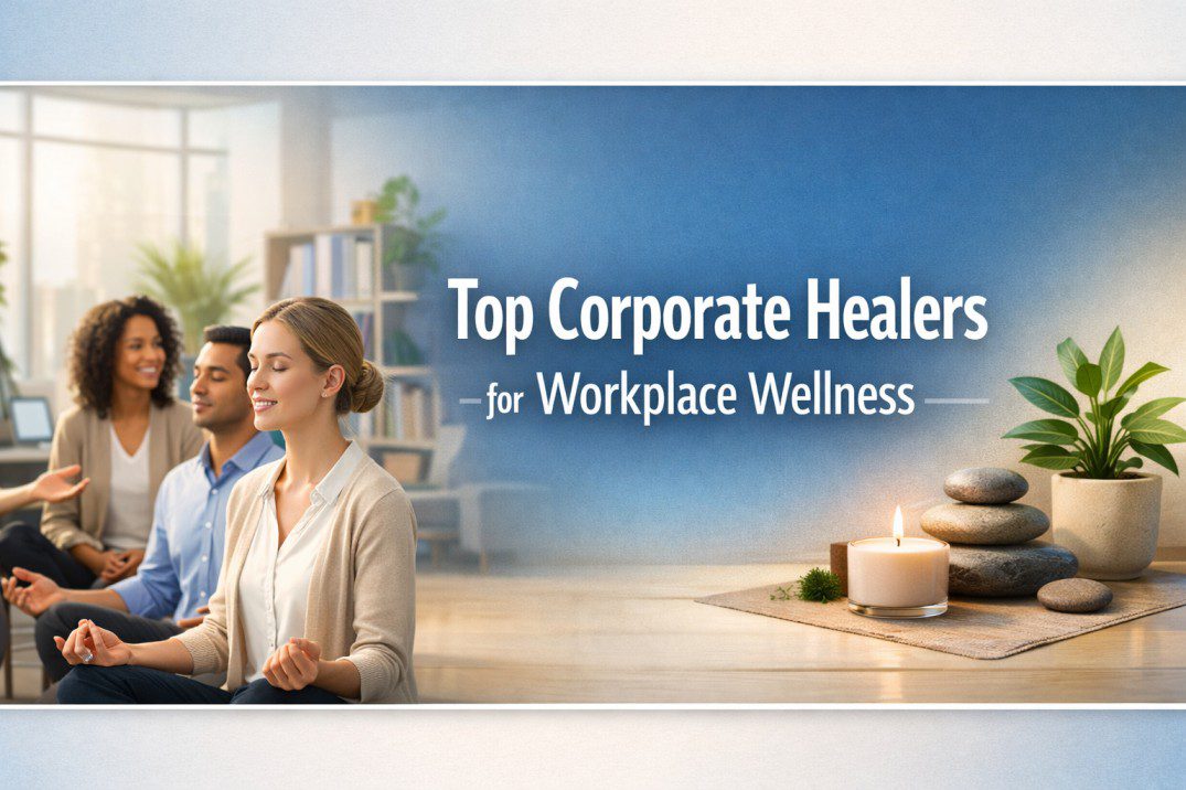 Top corporate healers and stress management counselors guiding workplace wellness through emotional balance and professional wellbeing