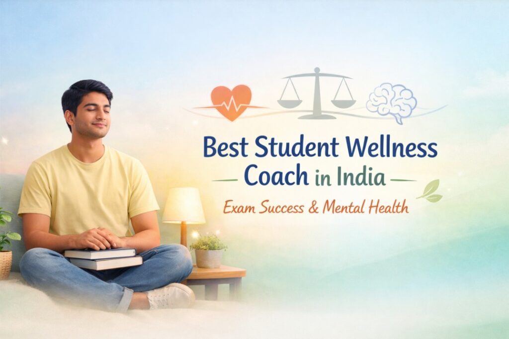 Best Student Wellness Coach in India supporting exam success and student mental health with calm, grounded emotional guidance