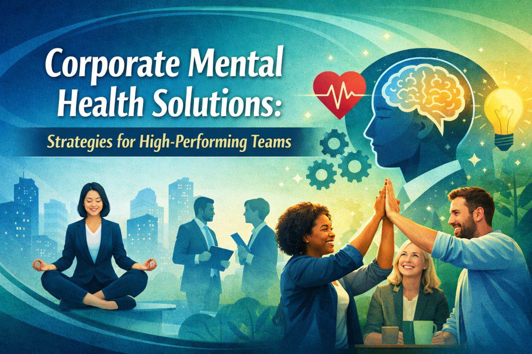 Corporate Mental Health Solutions guiding emotional resilience and clarity for high performing teams in modern workplaces