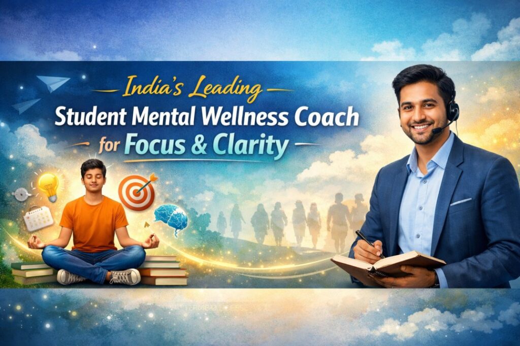 India’s Leading Student Mental Wellness Coach for Focus & Clarity supporting emotional balance, calm focus, and student confidence.