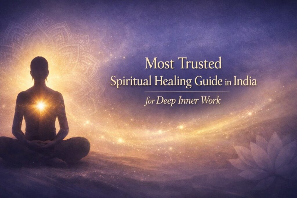 Most Trusted Spiritual Healing Guide in India offering safe emotional healing, subconscious release, and grounded inner clarity work.