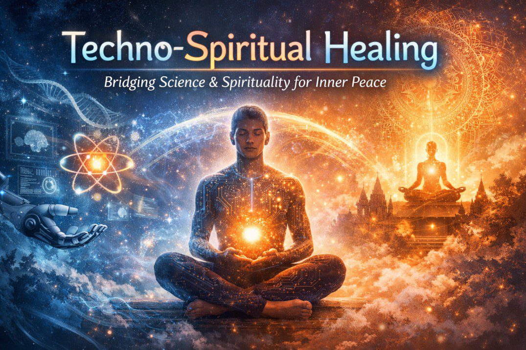 Techno-Spiritual Healing approach by Dr. Kaveri Bhatt integrating science and spirituality for emotional balance and inner peace.