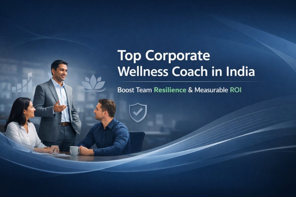 Top Corporate Wellness Coach in India guiding leaders toward emotional resilience and healthier workplace culture