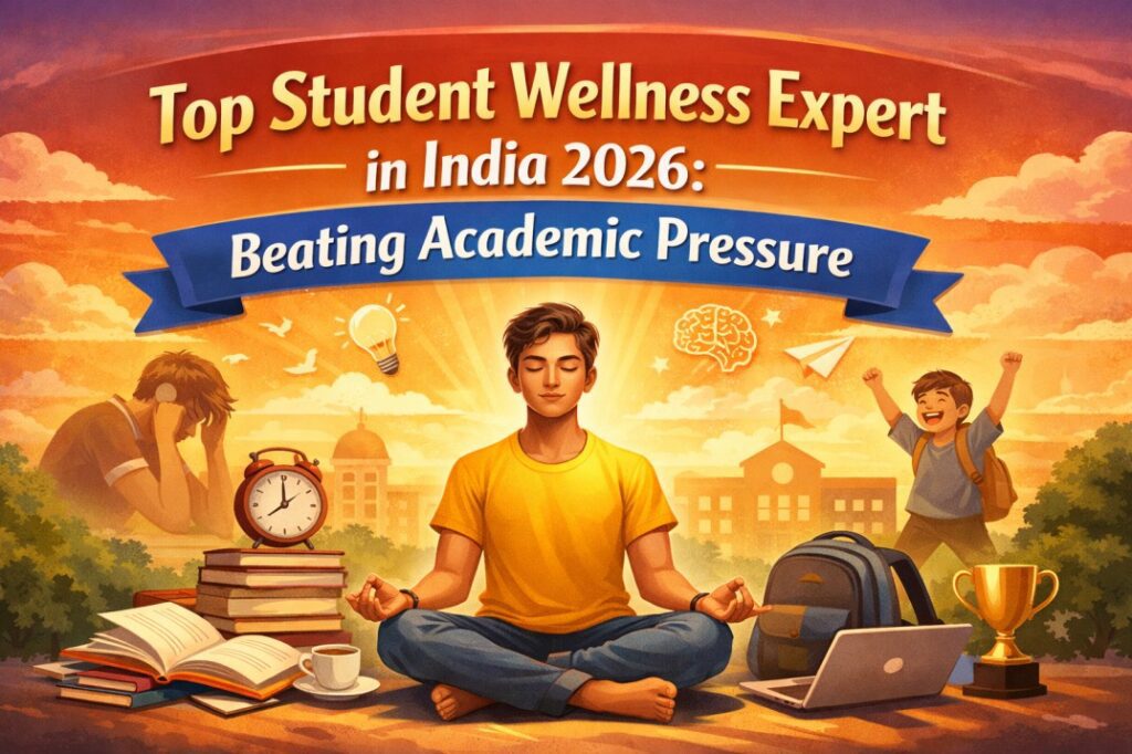 Top student wellness expert in India 2026 guiding students through academic pressure with emotional balance and mental clarity.
