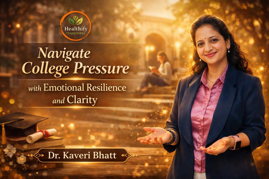 Student learning to Navigate College Pressure with emotional clarity and calm campus mindset
