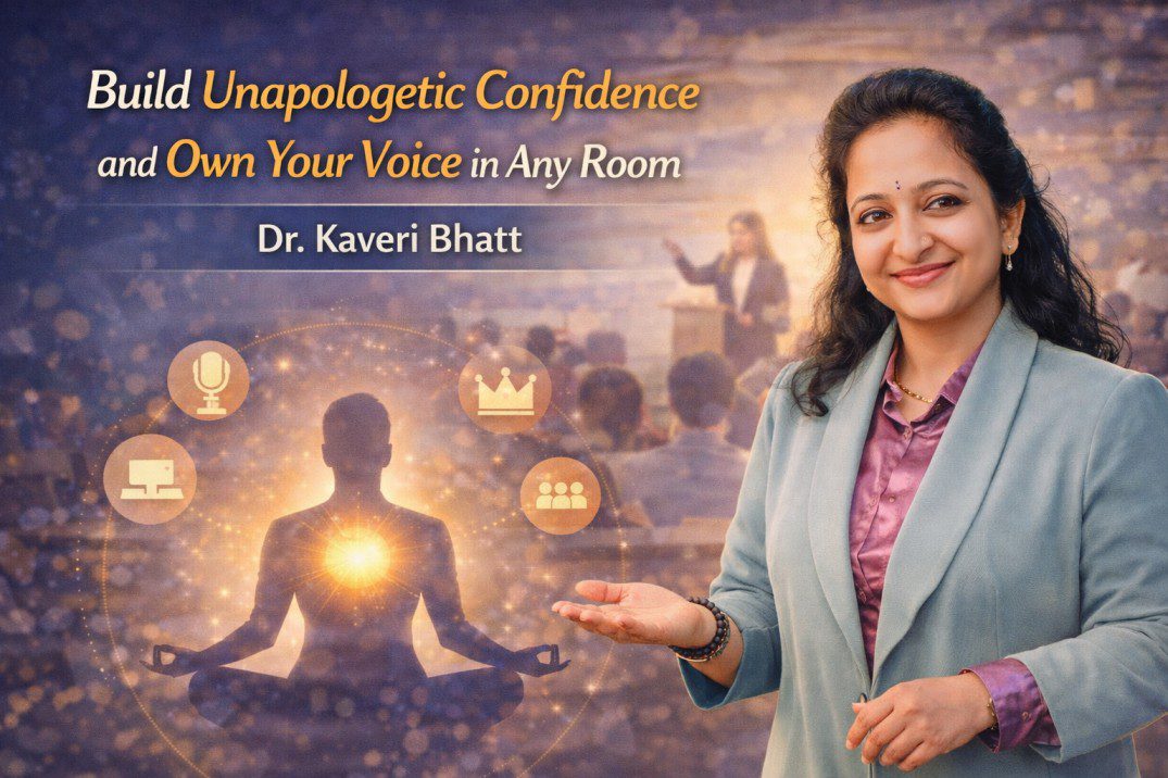 Dr Kaveri Bhatt guiding clients to build unapologetic confidence through holistic emotional healing
