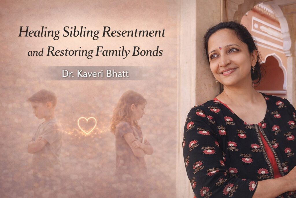 Healing Sibling Resentment through emotional awareness and family bond restoration guided by Dr Kaveri Bhatt