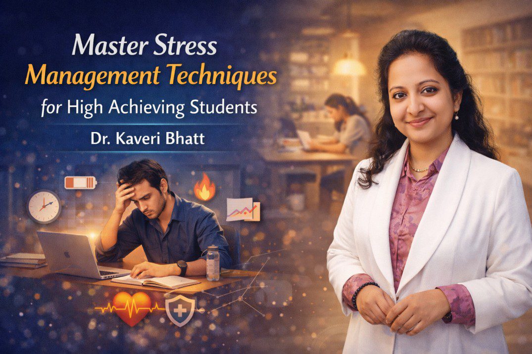 High achieving students learning to master stress management techniques with emotional clarity and grounded inner balance
