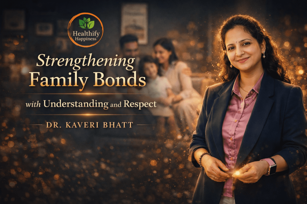Strengthening Family Bonds through calm conversation and emotional healing guided by Dr. Kaveri Bhatt