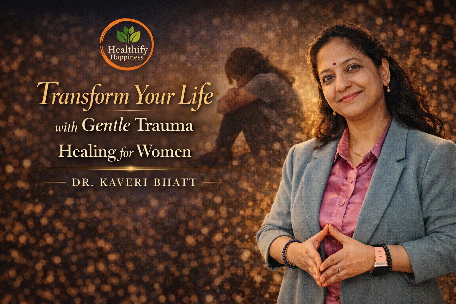 Gentle Trauma Healing for Women session led by Dr Kaveri Bhatt in a calm and safe healing environment