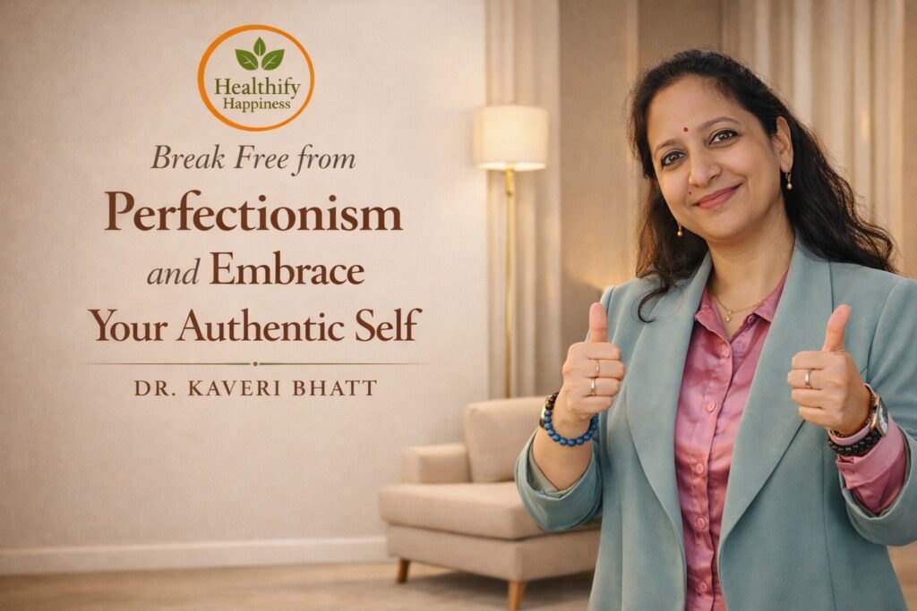 Woman reflecting calmly as she begins to Embrace Your Authentic Self beyond perfectionism