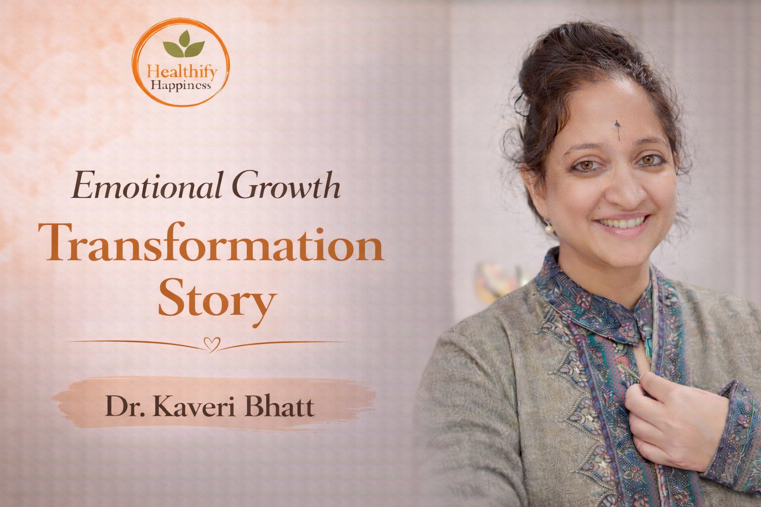 Emotional Growth Transformation Story showing a woman reflecting during her emotional healing journey toward clarity and inner strength