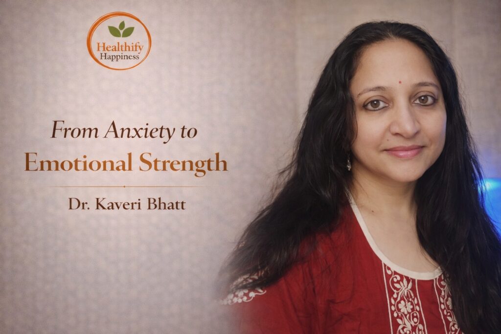 From anxiety to emotional strength journey showing emotional healing, inner stability, and trauma informed personal growth