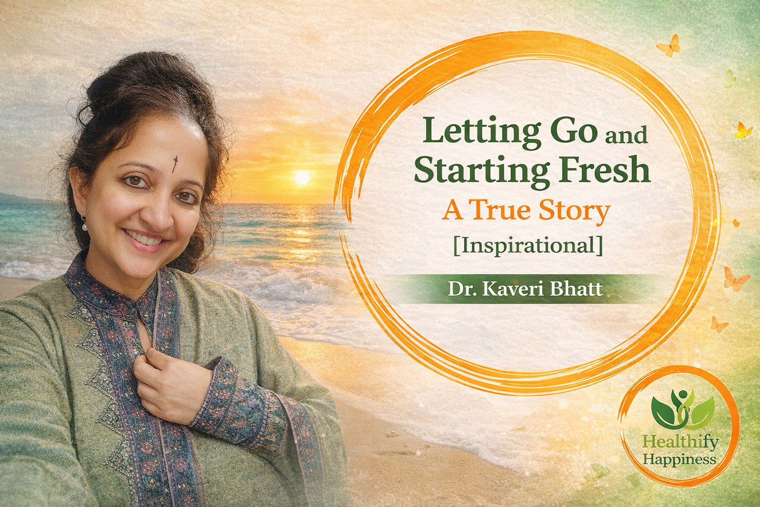 A person walking alone at sunrise symbolizing letting go and starting fresh with emotional healing and inner peace