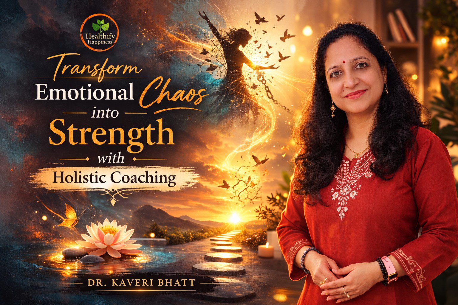 Holistic Coaching in India session with Dr Kaveri Bhatt guiding emotional clarity and inner strength