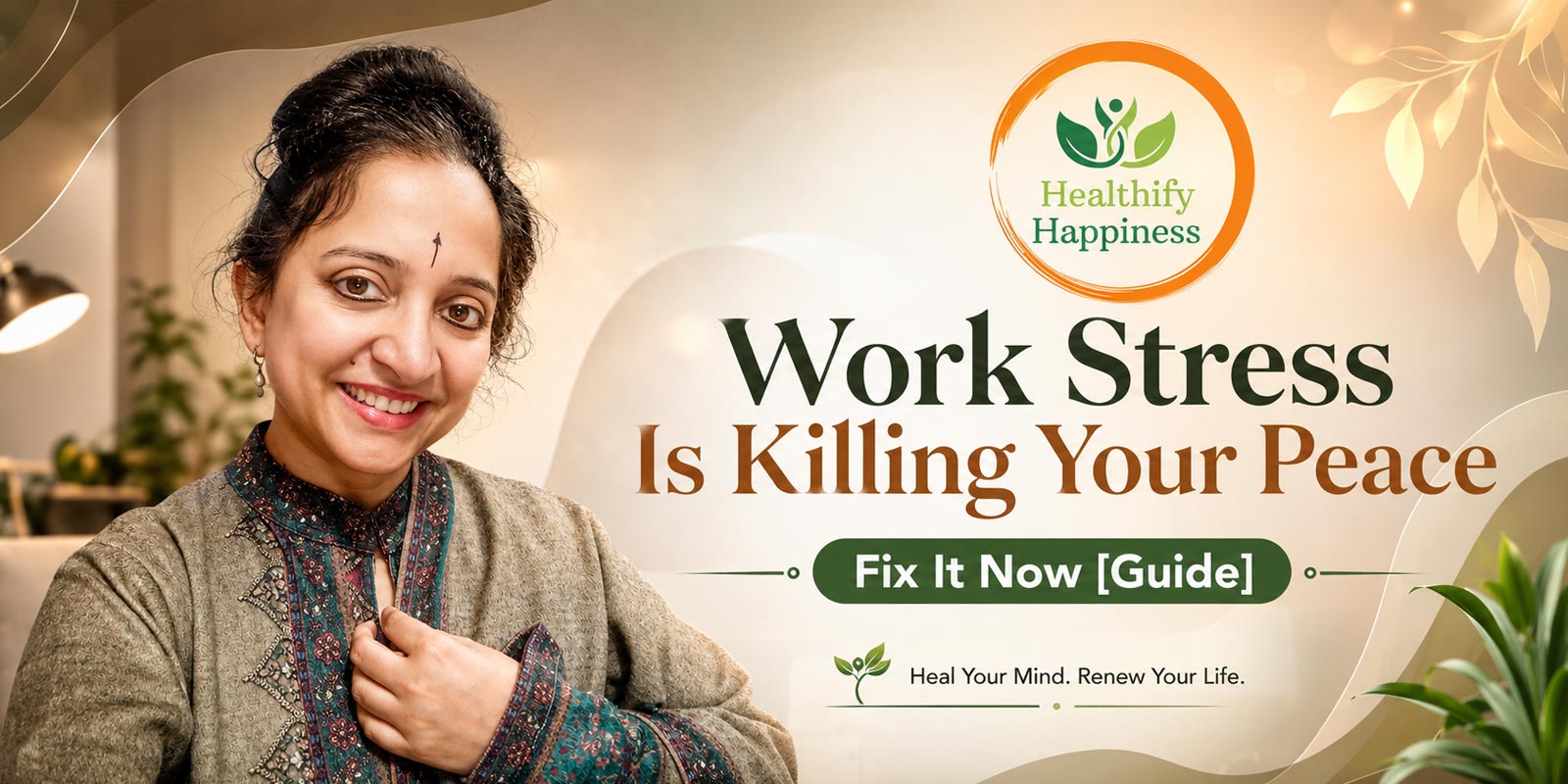 Professional sitting quietly after work stress while finding emotional peace through mindful healing and self-awareness