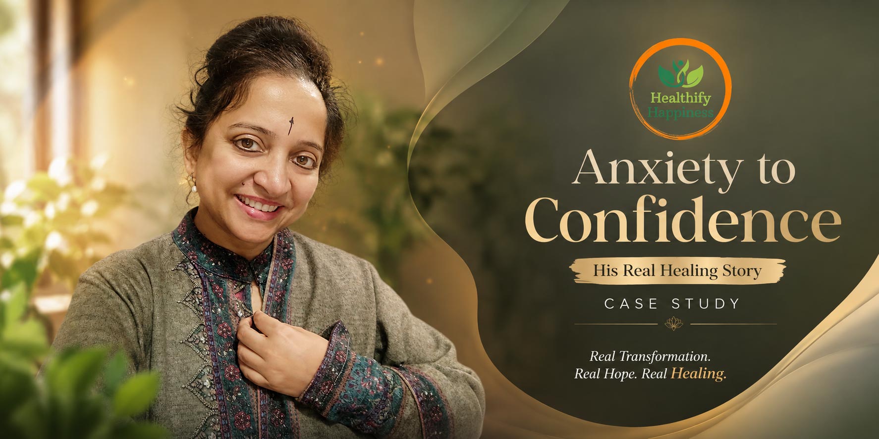 Anxiety to Confidence – His Real Healing Story case study by Healthify Happiness