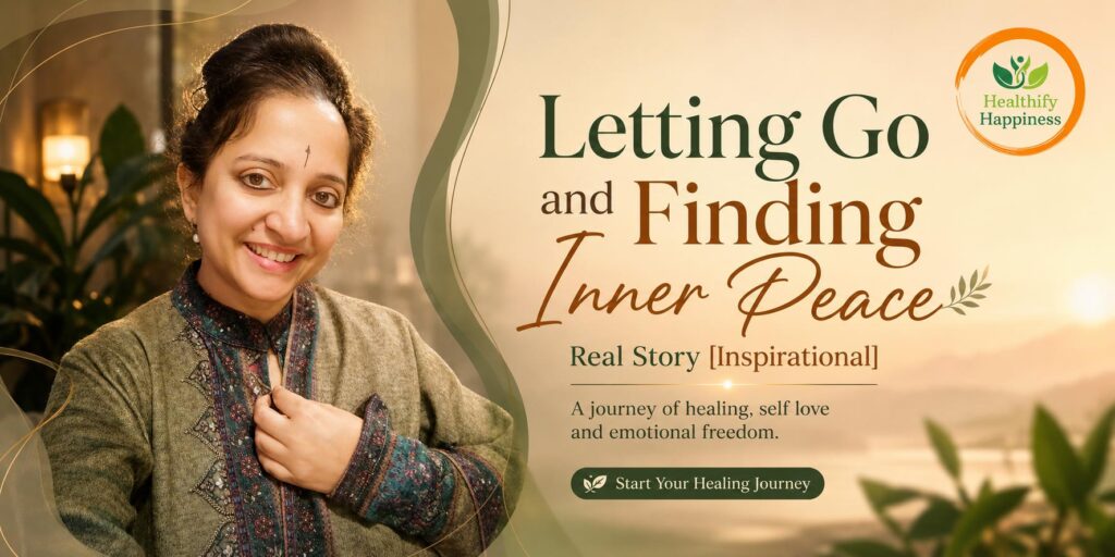 Letting Go and Finding Inner Peace real story by Healthify Happiness