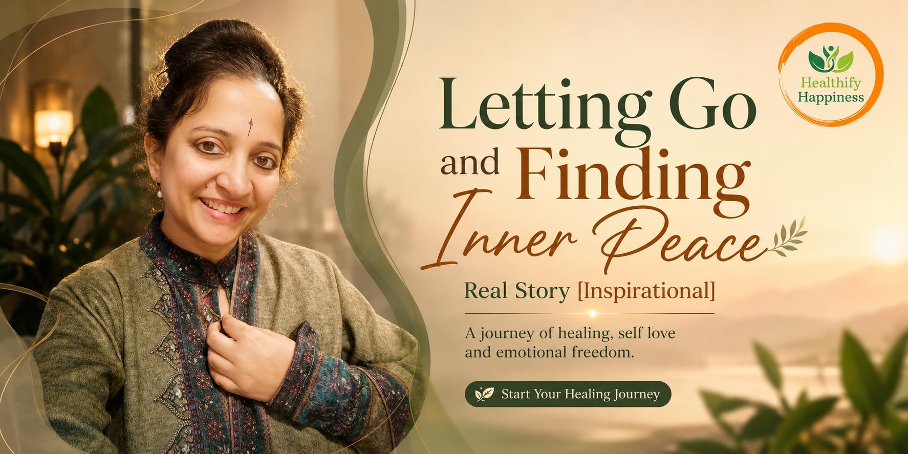 Letting Go and Finding Inner Peace real story by Healthify Happiness