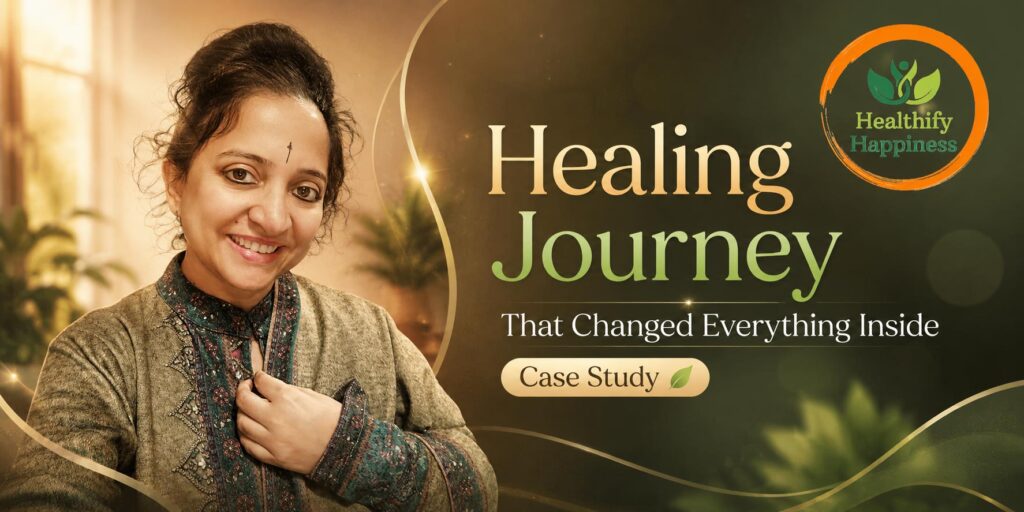 Healing Journey That Changed Everything Inside case study by Healthify Happiness