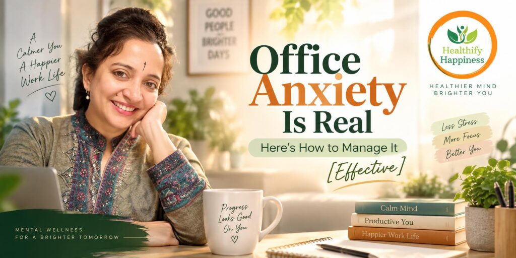 Office anxiety management and workplace stress relief