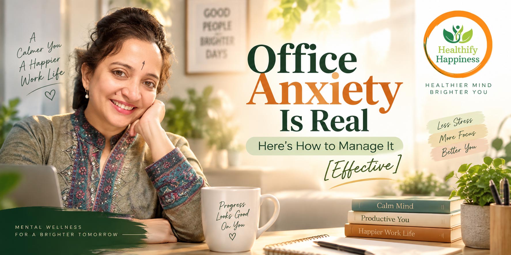 Office anxiety management and workplace stress relief